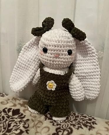 usag alemi: Məhsul: Əl işi toxunma yumşaq oyuncaq – "Sunny Bunny" Dovşan — 1