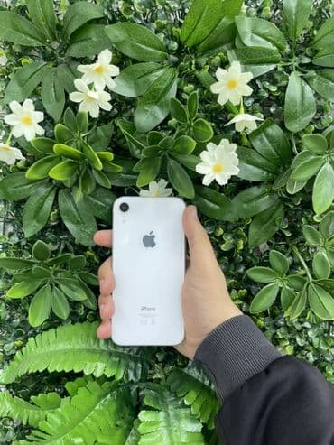 IPhone Xr, 256 GB, Ağ, Zəmanət, Face ID