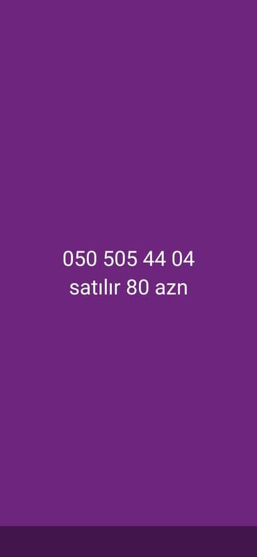 xacmazda ucuz telfonlar: Nömrə: ( 050 ) ( 5054404 ), İşlənmiş — 1