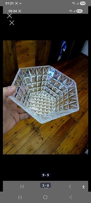 ev dekor: SSSR.1964 cü il.
Xrustal.İri,Həcimli.Vaza — 1