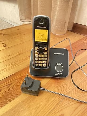 Техника для кухни: Стационарный телефон Panasonic, Беспроводной, Б/у, Самовывоз — 2