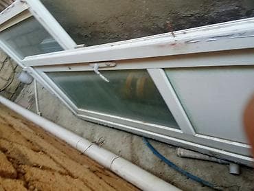 ağ qapı: PVC qapı-panjaralı sistem - Material: ağ rəngli PVC profil - — 3