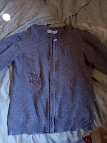 Uşaq kardiqanı – Casapieni Kids - Rəng: tünd boz - Model: boğazı