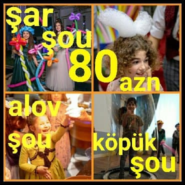 шоу мыльных пузырей на день рождения ребенка: Kloun, kopuk sou, alov sou, sar sou sifarisi kompaniyalarimizdan — 3