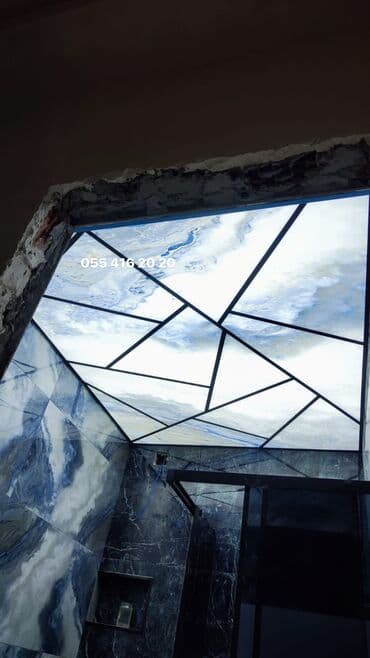 Asma tavanlar: Asma tavan, Şüşə, Suyadavamlı, Pulsuz çatdırılma, Pulsuz quraşdırma, Zəmanətli — 2