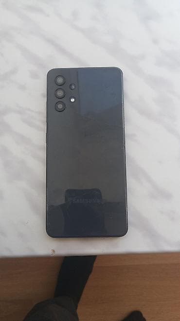 aux 6.35 to 3.5: Samsung Galaxy A32, 64 GB, rəng - Qara — 2