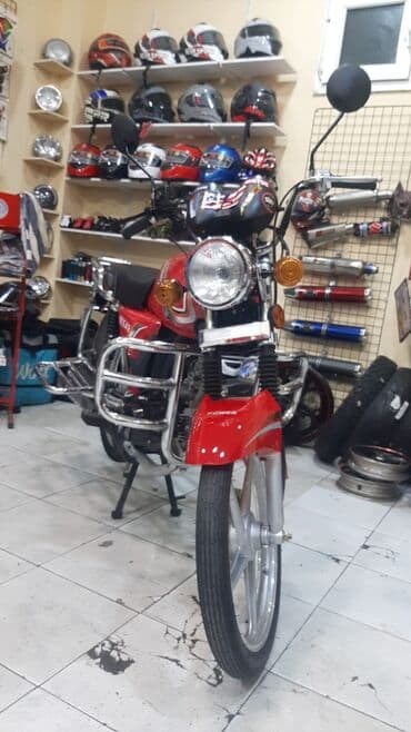 Moped/Motosiklet – MX49, qırmızı rəng Texniki və dizayn