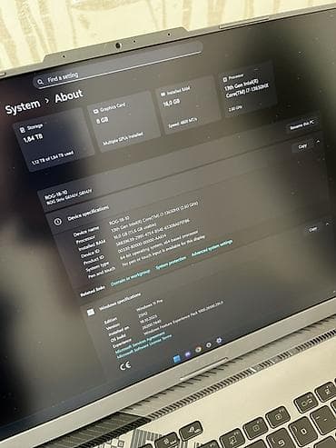 iphone 11 pro en ucuz: İşlənmiş ASUS ROG, 16 ", Intel Core i7, 1 TB — 9