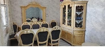 saloglu qiymetler: Qonaq otağı üçün, Açılan, Oval masa, 8 stul — 6