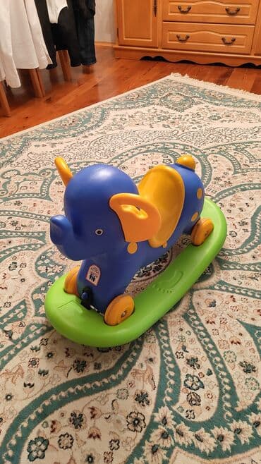 usaq yellencekleri sederek: Качалка детская слоник для малыша до 3 - ёх лет, разъёмная на калёсаж — 9