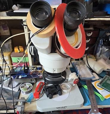 Digər alətlər: Stereo laborator mikroskopu – VAKUUM YAX-23A8 - Binokulyar başlıq — 1