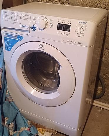 et masini: Paltaryuyan maşın Indesit, 7 kq, İşlənmiş, Avtomat, Qurutmasız — 1