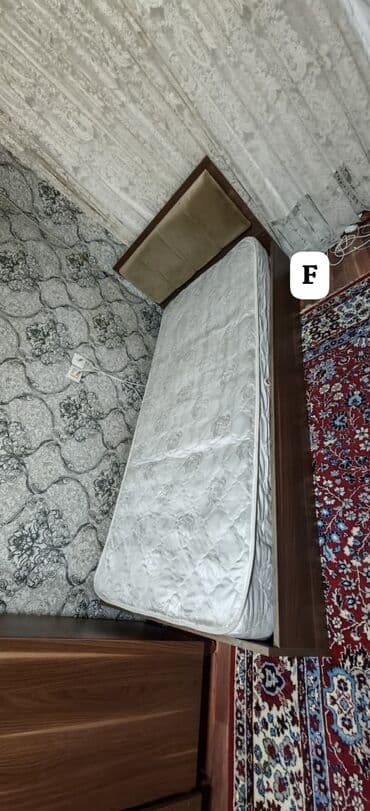 tek neferlik yataq ikinci el: İşlənmiş, Təknəfərlik çarpayı, Bazasız, Matras ilə, Siyirməsiz — 1