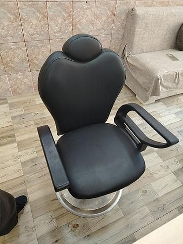 gamer kreslo: Bərbər/kosmetologiya üçün peşəkar kreslo - Material: qara rəngli — 1