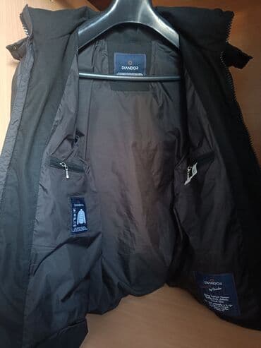 kisi pencekleri: Diandor kişi qış gödəkçəsi M bədən və ya 48 ölçü - Rəng: qara - — 3