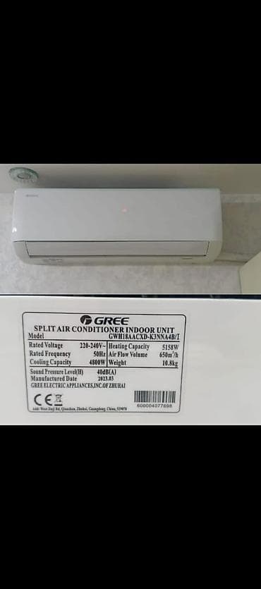 Edile60 kv GREE kondisioner satilir 550azn.Tam islekdi qazi var.Unvan