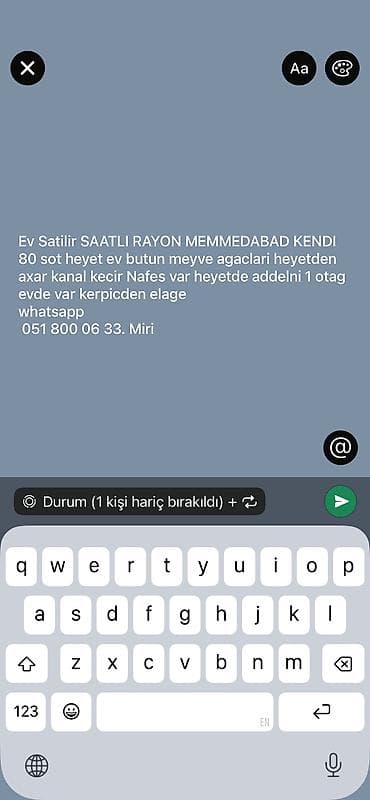 Salam qaz işığ daimidir internet xetti var