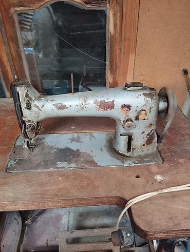 Охота и рыбалка: Köhnə tip ayaq pedallı tikiş maşını – stolüstü komplekt — 2