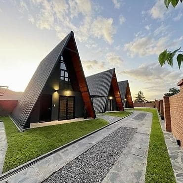 Digər tikinti xidmətləri: A-Frame layihəsi tikintisi müxtəlif konstruksiya variantları üzrə icra — 6