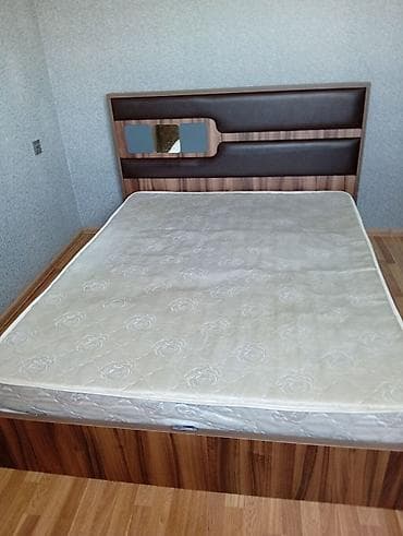İşlənmiş, İkinəfərlik çarpayı, Bazalı, Matras ilə, Siyirməsiz