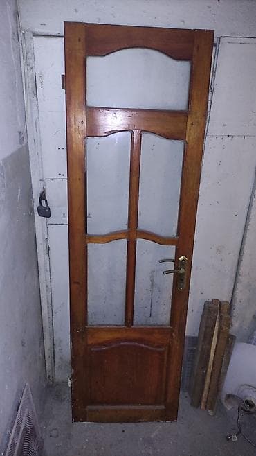 isiq generatoru: Şüşəli taxta qapı - Material: təbii ağac (şpon deyil), laklı örtük - — 1