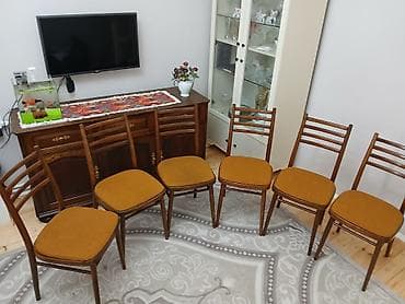 Mətbəx üçün, Qatlanmayan, rəng - Sarı Stul