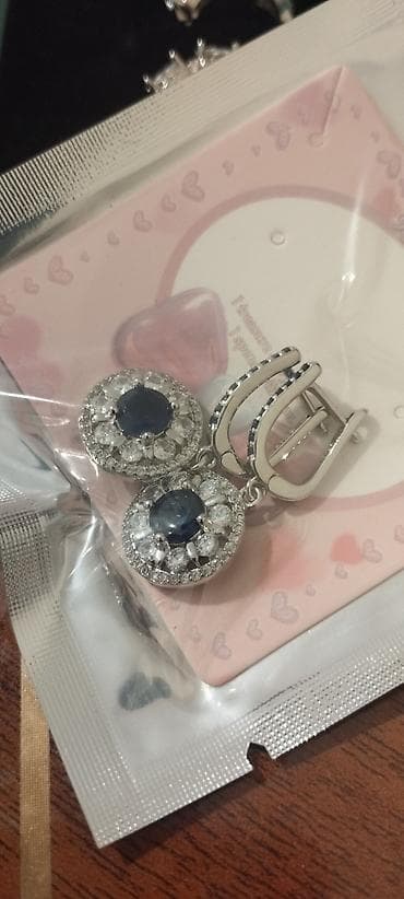 qumus sepler: Sırğa, Gümüş, Pulsuz çatdırılma — 5