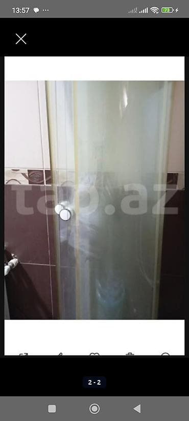 Duş kabinasıtəkcə şüşələri satilir1.82x42,170x32 olculeri — 2