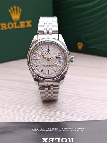 Stəkanlar: Yeni, Qol saatı, Rolex, rəng - Ağ — 2