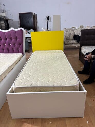 эконом мебель: Односпальная кровать — 1