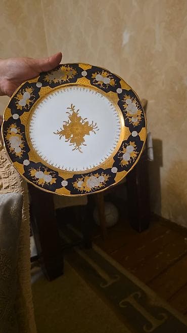 Süfrə qab-qacaqı: Boşqablar, 1 əd, rəng - Ağ, Farfor — 1