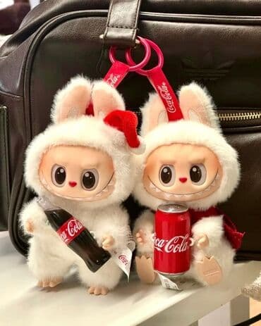 i̇nteraktiv oyuncaq itlər: Labubu Kukla ● Labubu Yumuṣaq kuklalar ● Kola ve Sade olani var ● — 7