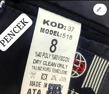 mop dəsti: Uşaq üçün klassik kostyum dəsti - Rəng: tünd göy (navy) - Komplekt — 3