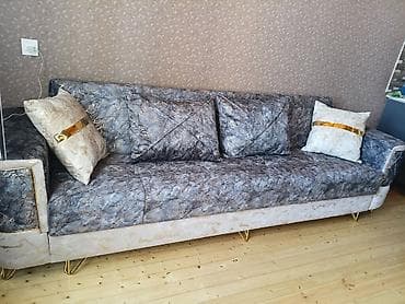 sultan divan: - Model: 3 nəfərlik divan - Üslub: Müasir/klassik qarışıq dizayn — 1
