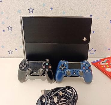 oyun pc: Sony PlayStation 4 500gb, ideal vəziyətdə 2pult, tam komplekt, təmirdə — 2
