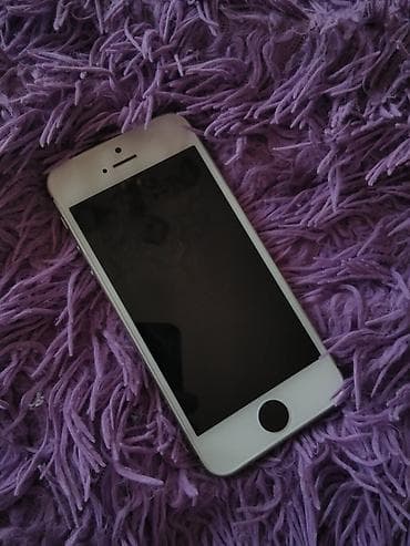 ayfon satilir: IPhone 5s, 16 GB, Gümüşü, Barmaq izi — 2