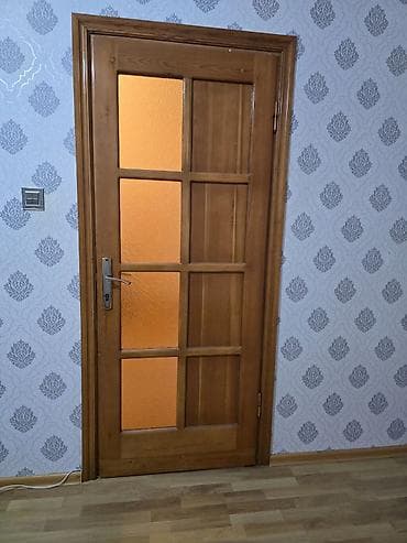 qapi avropa: Şüşəli taxta otaq qapıları - Material: təbii ağac (isti — 3