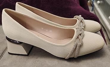 ayaggabı: Tuflilər, Ölçü: 38, rəng - Bej, İşlənmiş — 1