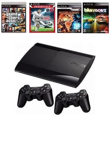 plastasion 3: Sony PlayStation 3 (Super Slim) oyun konsolu komplekti Qızma yoxdur — 1