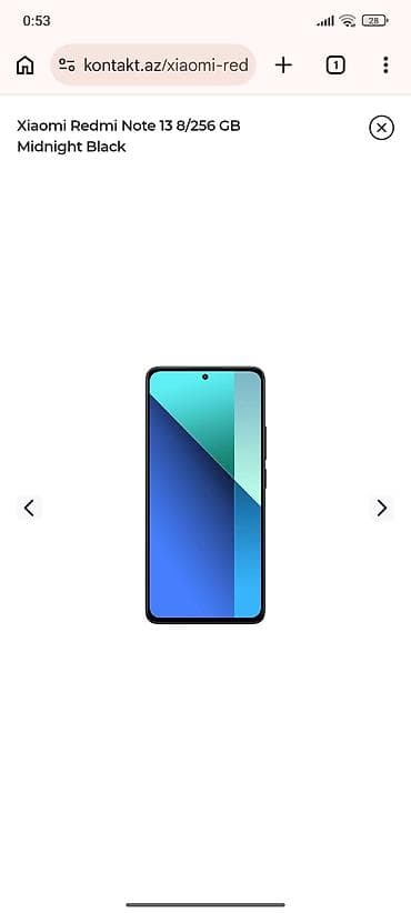 xiomi redmi not 7: Redmi Note 13, 128 GB, rəng - Qara, Sensor, Barmaq izi, İki sim kartlı — 2