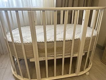 beşiyler: Oğlan və qız üçün, Yeni, Yumru, Beşik, Dəstsiz, Matras ilə, Yellənmə mexanizmsiz — 3