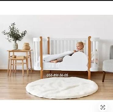 Oğlan və qız üçün, İşlənmiş, Dördbucaq, Beşik, Dəst ilə, Matras ilə, Yellənmə mexanizm ilə — 4