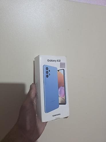 samsung printeri: Samsung Galaxy A32, 128 GB, rəng - Göy, Sensor, Barmaq izi, İki sim kartlı — 5