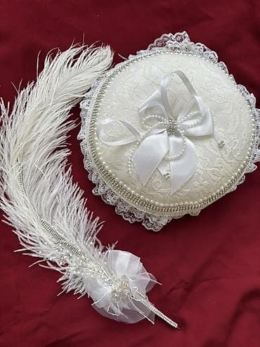 Другие комплектующие: 1- Nigah üçün Swarovski qaşlı qələm və üzüklər üçün yasdıq. Marry me — 1