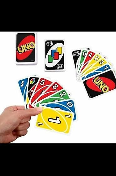 maşn oyunu: UNO kart oyunu – ailəvi əyləncə üçün klassik seçim. Qutuda rəngli və — 2