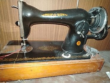 Klassik mexaniki tikiş maşını - Gövdə: Dəmir korpus, qara lak örtük