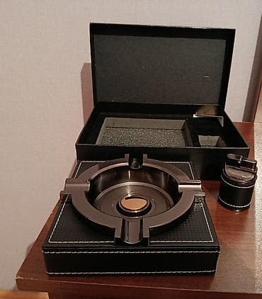 Siqaret dəsti – küllük və alışqan - Brend: BORUI (qutuda qeyd olunur)