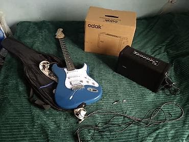 Elektrik gitara seti - 3 aydır alınıb çox az istifadə olunub -Lea
