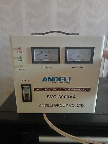 ev bitkisi: ANDELI SVC-3000VA avtomatik gərginlik tənzimləyicisi (AC Automatic — 1