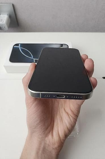 iphoneler: IPhone 16 Pro, 128 GB, Ağ, Simsiz şarj, Face ID — 3